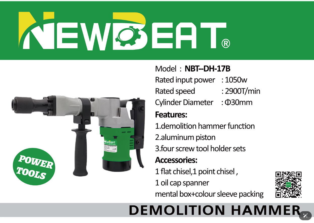 NewBeat Demolition Hammer NBT-DH-17B