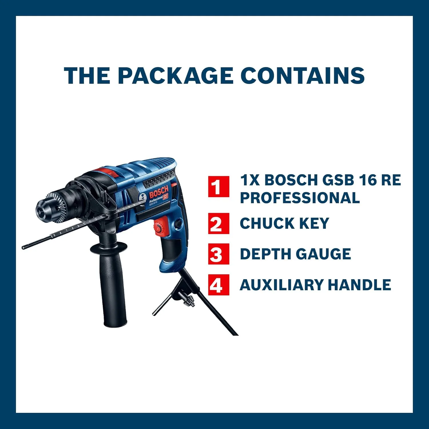 Impact Drill 16 mm 750 W – Model GSB 16 RE