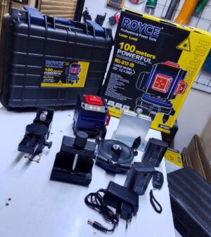 Royce Professional Laser Level – 12 Lines 360° (100M Range)