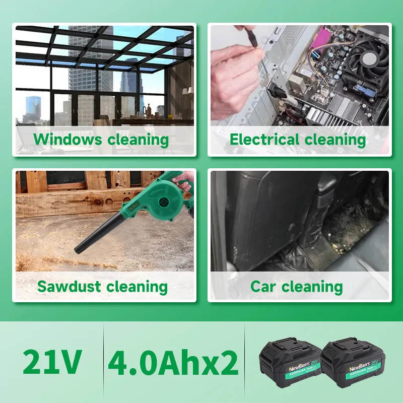 NewBeat Mini Hand Leaf Air Blower 21V Cordless Rechargeable Blower