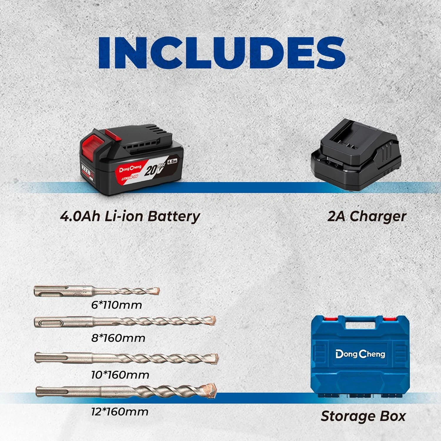 Dongcheng DCZC02-26 Cordless Brushless Rotary Hammer
