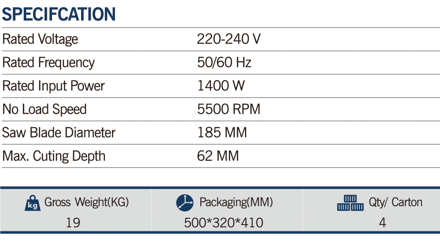 MAXMECH CS 1400-185 Circular Saw