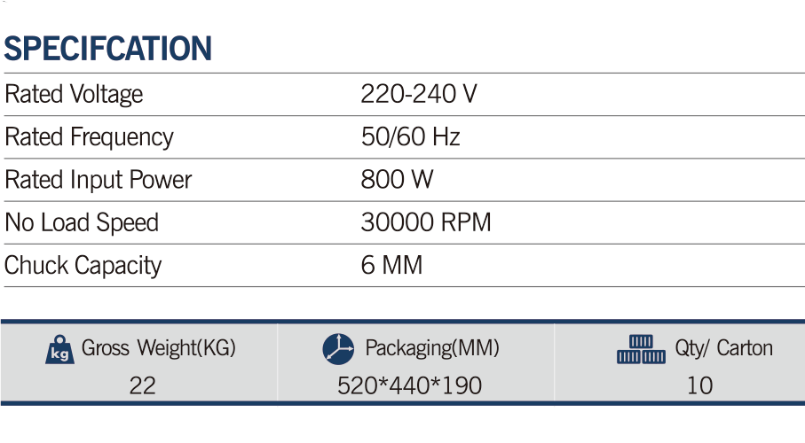 MAXMECH DG 800-6 Die Grinder