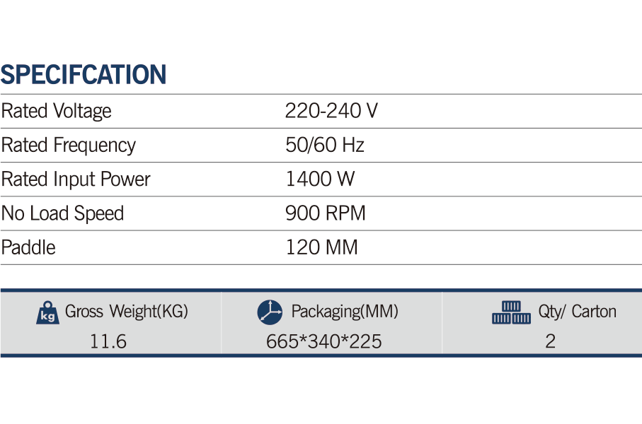 MAXMECH HM 1400-120 Hand Mixer