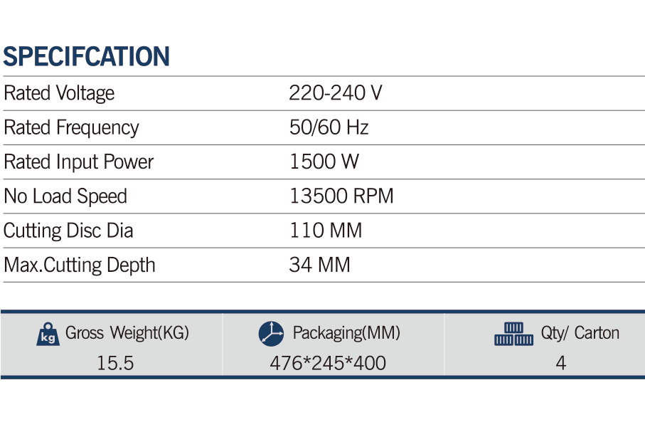 MAXMECH MC 1500-110 Marble Cutter