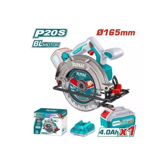 TOTAL TSLI16521 20V Cordless Circular Saw