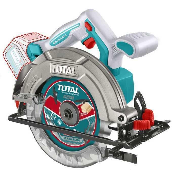 TOTAL TSLI16521 20V Cordless Circular Saw