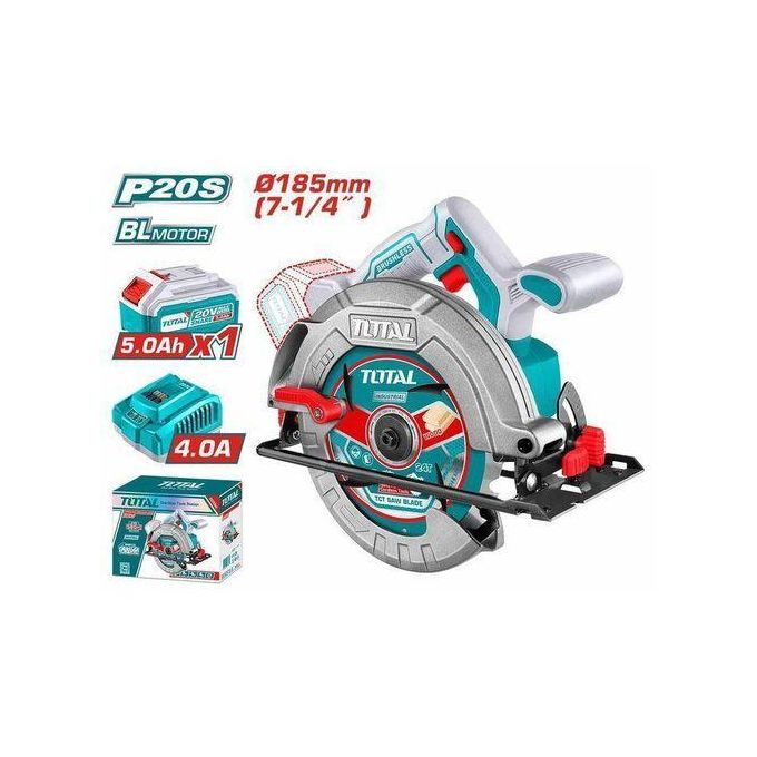 TOTAL TSLI18513 20V Cordless Circular Saw