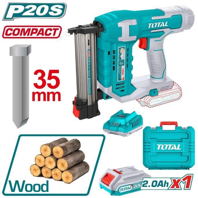 TOTAL TCBNLI3508 Cordless Brad Nailer