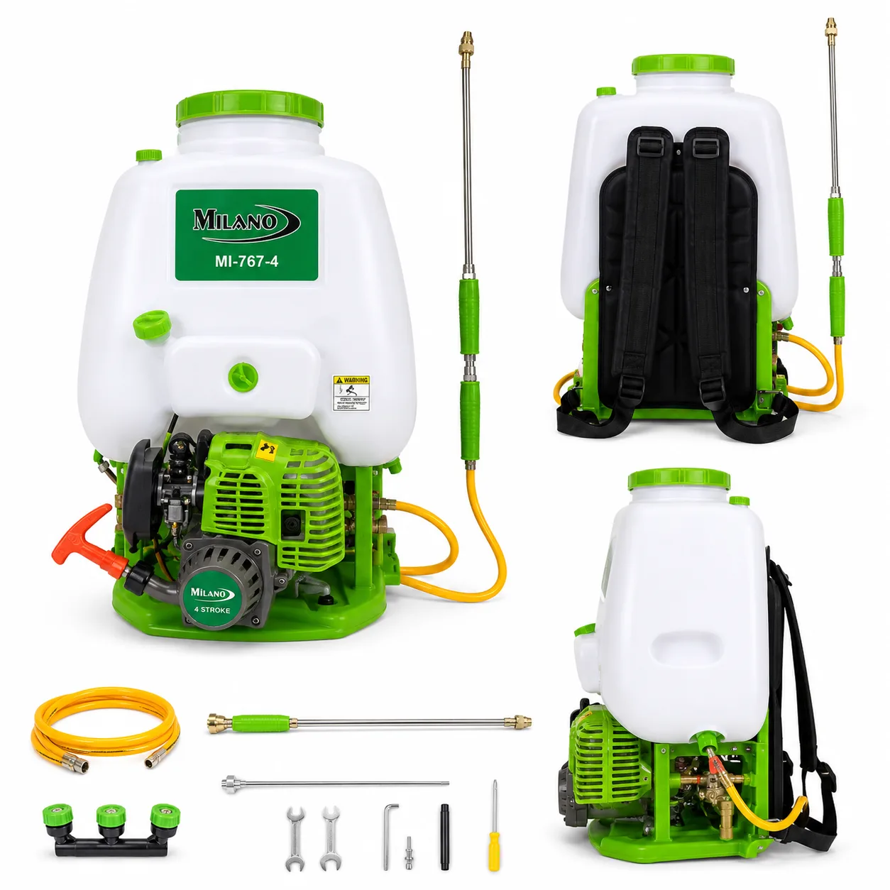 Milano Knapsack Sprayer 25L Petrol Engine
